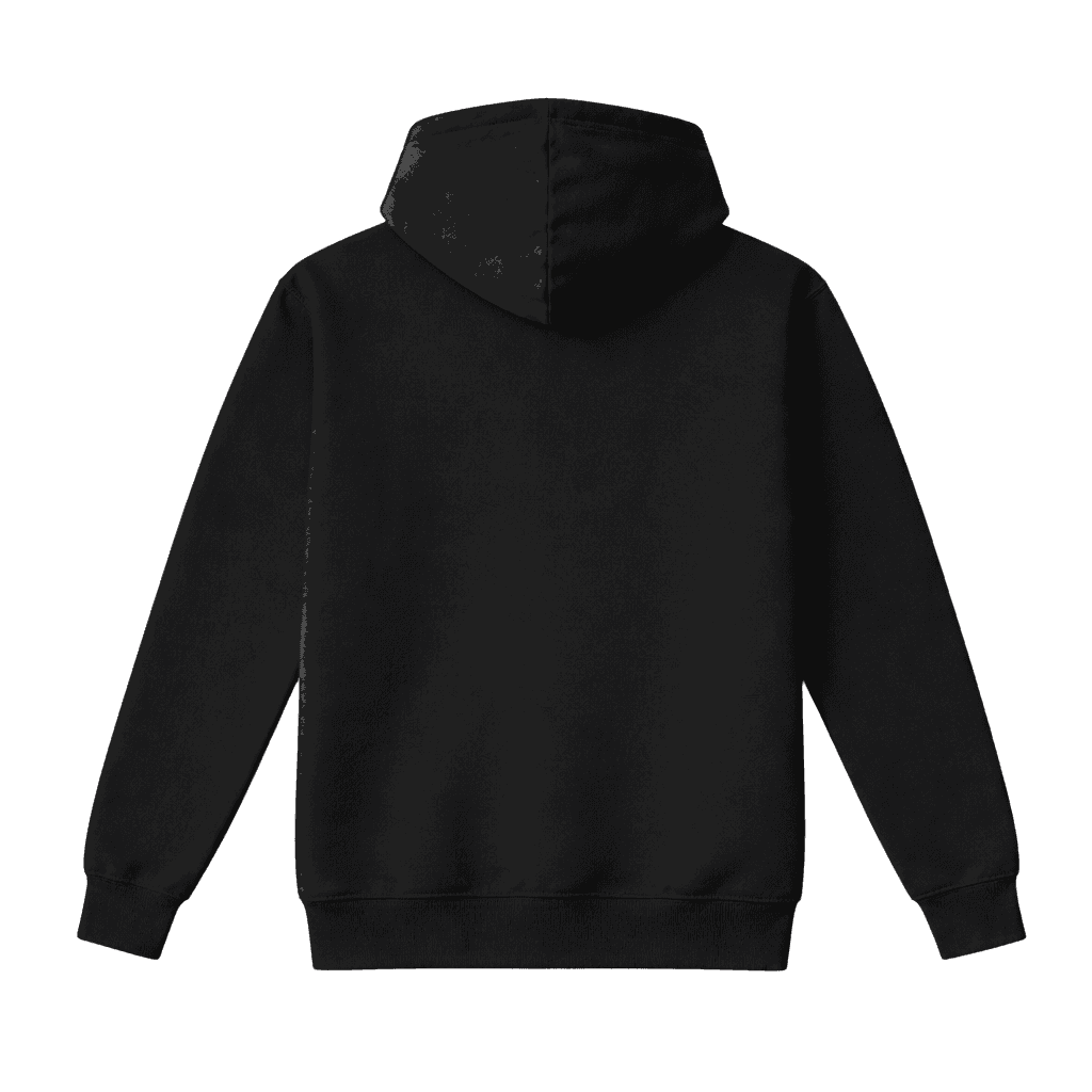 Custom photo hoodie back - Black